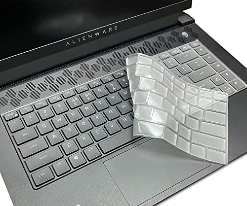 Keyboard Cover for Dell Alienware M15 R6 & M15 R5 Gaming Laptop, Dell Alienware X16 M16 M1, Dell Alienware x15 R1 & x17 R1, Dell G16 7630 7620 Gaming Laptop Keyboard Skin Cover Protector, TPU