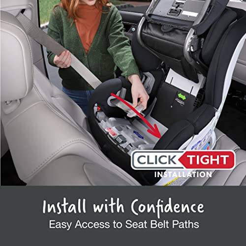 Britax Advocate Clicktight Convertible Car Seat, Black Ombre SafeWash