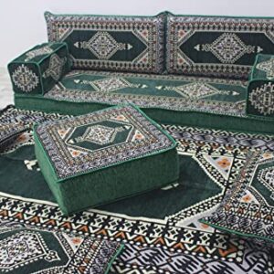 Large Arabic Sofa Set, Traditional Floor Cushions, Moroccan Sofa, Arabic Diwan, Pallet Sofa, Sofas for Living Room, Sofa Bed, Armchairs (Sofa Full Set)