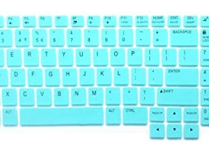 Keyboard Skin Compatible for 2021 2020 Dell Alienware M17 R4 R3 R2 17.3 inch, Dell Alienware Area 51M R2, Dell G7 17 7700 17.3" Gaming Laptop (NOT for Alienware M17 R4 Cherry Mechanical Verison)(Mint)