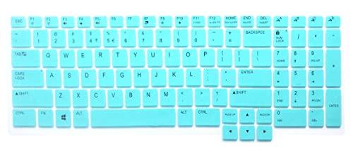 Keyboard Skin Compatible for 2021 2020 Dell Alienware M17 R4 R3 R2 17.3 inch, Dell Alienware Area 51M R2, Dell G7 17 7700 17.3" Gaming Laptop (NOT for Alienware M17 R4 Cherry Mechanical Verison)(Mint)