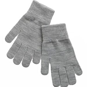 GAP womens BASIC GLOVE MEDIUM GREY ONESIZE