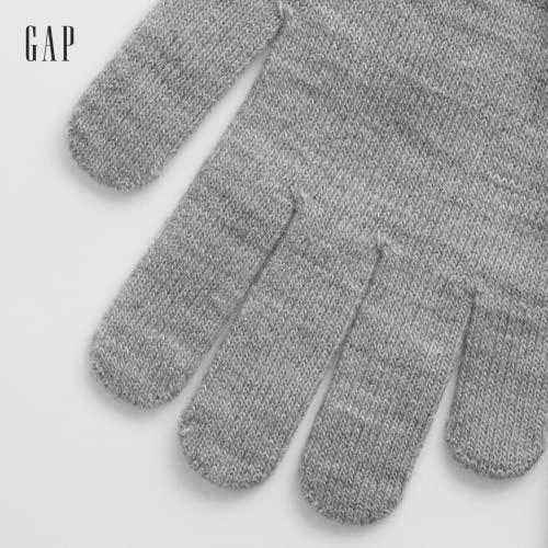 GAP womens BASIC GLOVE MEDIUM GREY ONESIZE