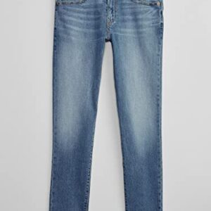 GAP Mens Slim Taper Fit Jeans, Light Wash, 30W x 32L US