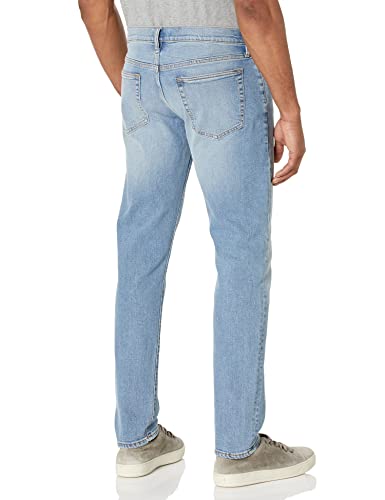 GAP Mens Slim Taper Fit Jeans, Light Wash, 30W x 32L US