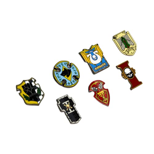 Starforged Compatible with Warhammer 40k Heraldries of the Chapters theme colored shield Pin1 PC