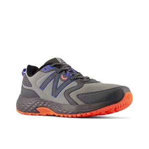 New Balance Men's 410 V7 Running Shoe, Harbor Grey/Blacktop/Bright Lapis, 13