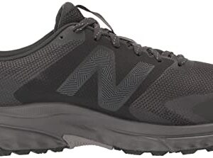 New Balance Men's Fresh Foam 510 V6 Trail Running Shoe, Black/Grey Matter/Magnet, 10.5