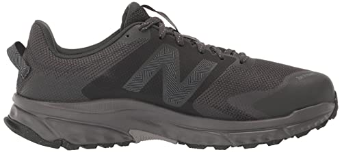 New Balance Men's Fresh Foam 510 V6 Trail Running Shoe, Black/Grey Matter/Magnet, 10.5