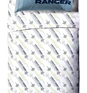 Jay Franco Disney Pixar Lightyear Space Command 7 Piece Full Size Bed Set - Includes Comforter & Sheet Set - Bedding Features Buzz - Super Soft Kids Fade Resistant Microfiber