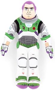 jay franco disney pixar lightyear buzz lightyear stuffed pillow buddy - super soft polyester microfiber, 22 inch (official disney pixar lightyear product)