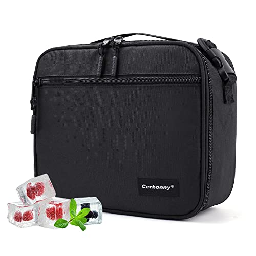 Freezable Lunch Bag,Lunch Box with Ice Packs,Small Cooler Lunch Box with Detachable Ice Packs,Small Insulated Cooler Bag,Freezable Lunch Bags with Durable Zippers,Freezable Lunch Box For School/Work