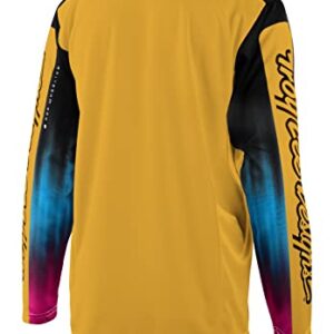 Troy Lee Designs Cycling MTB Bicycle Mountain Bike Jersey Shirt for Youth, Sprint Jersey (Golden, SM)