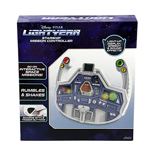 Disney Pixar Lightyear Toy Steering Wheel for Kids, Toddler Toy with Sound Effects for Fans of Toy Story