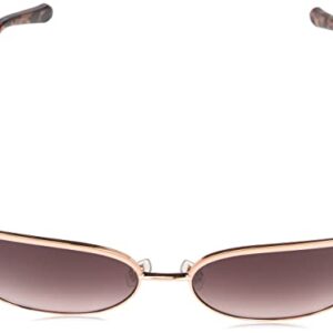 Fossil Women's Female Sunglasses Style FOS 3126/G/S Cat Eye, Red Gold/Brown Gradient, 56mm, 16mm