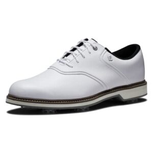 footjoy men's fj originals golf shoe, white/white, 11