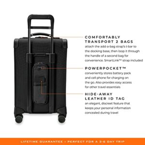 Briggs & Riley Spinners, Black, 22-inch Baseline Essential Carry-On