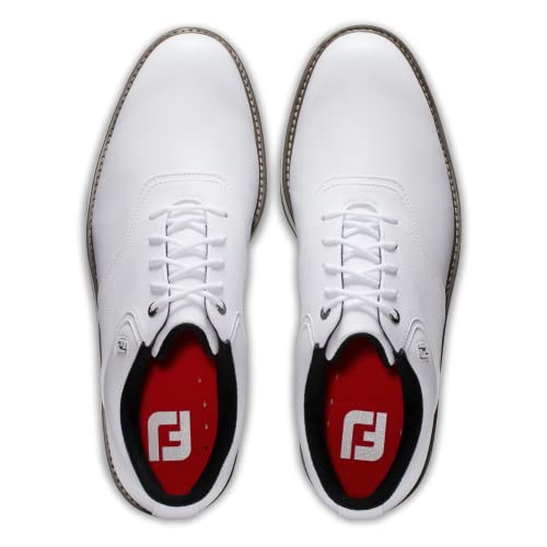 FootJoy mens Fj Originals Golf Shoe, White/White, 12 US