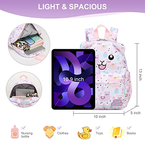 Netlmfg Multifunctional Backpack, Lightweight Waterproof 3D Shoulder Straps Cartoon Kids School Bag with Chest Strap, Boys Girls Casual Bag (2-5 years old)