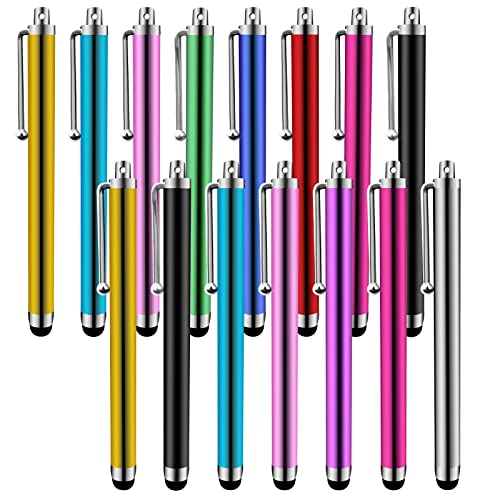 ANYI Stylus Pens for Touch Screens 15 Pcs High Sensitivity Stylus Pen for ipad Capacitive Touch Screen Pen for iPhone Tablets Smartphone