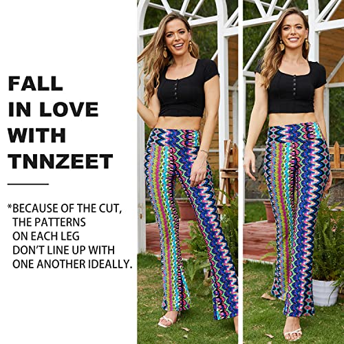 TNNZEET Women’s Flare Yoga Pants, Bootcut High Waisted Casual Wide Leg Leggings