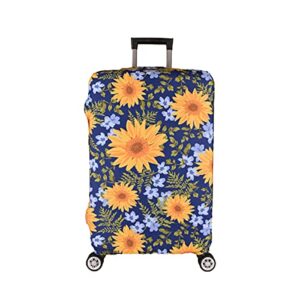 7-mi luggage cover， suitcase covers 19-30 inch expandable anti-scratch luggage protector flower for carry on luggage xl 29-30in