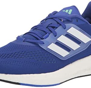 adidas Men's Pureboost 22 Running Shoe, Lucid Blue/White/Pulse Mint, 9