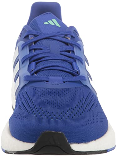 adidas Men's Pureboost 22 Running Shoe, Lucid Blue/White/Pulse Mint, 9