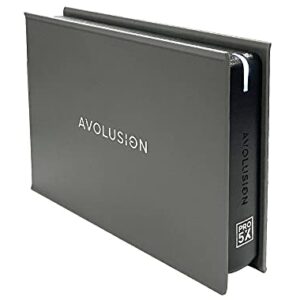 Avolusion Mini Pro-5X 1TB USB 3.0 Portable External Gaming Hard Drive - Grey (for PS5, Pre-Formatted) - 2 Year Warranty