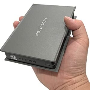 Avolusion Mini Pro-5X 1TB USB 3.0 Portable External Gaming Hard Drive - Grey (for PS5, Pre-Formatted) - 2 Year Warranty