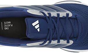 adidas Men's Ultrabounce Running Shoe, Victory Blue/Victory Blue/White, 10 Wide