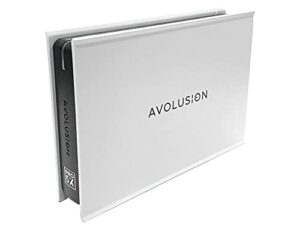 avolusion mini pro-5x 2tb usb 3.0 portable external gaming hard drive - white (for ps5, pre-formatted) - 2 year warranty