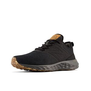 new balance men's fresh foam spt v4 running shoe, blacktop/gum 020, 9.5
