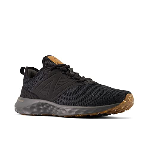 New Balance Men's Fresh Foam SPT V4 Running Shoe, Blacktop/Gum 020, 9.5