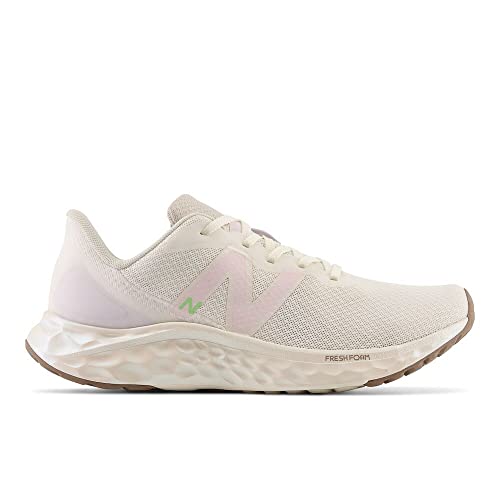 New Balance Women's Fresh Foam Arishi V4 Running Shoe, Sea Salt/Sea Salt, 9