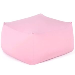 inner liner for stuffed animal storage cover, bean bag replacement cover for beanbag chair easy cleaning (no beans) large size/pink