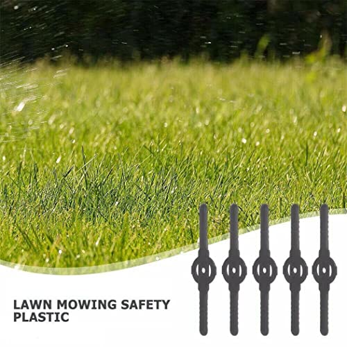 Dxyue 20Pcs Plastic Cutter Blades for Electric Cordless Grass Trimmer Strimmer Tool