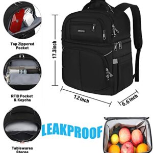 Insulated Cooler Backpack - Keeps 30 Cans Hot/Cold for Up to 12 Hours - Waterproof & Leak Proof Soft Cooler Bag - Insulated Backpack Cooler - Lunch Backpack for Men Women