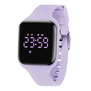 kids watches digital sport watch for girls boys, fitness tracker with alarm clock, stopwatch, no app waterproof watches for teens students ages 5-12