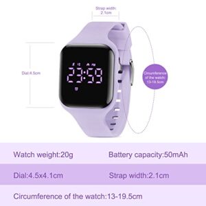 Kids Watches Digital Sport Watch for Girls Boys, Fitness Tracker with Alarm Clock, Stopwatch, No App Waterproof Watches for Teens Students Ages 5-12