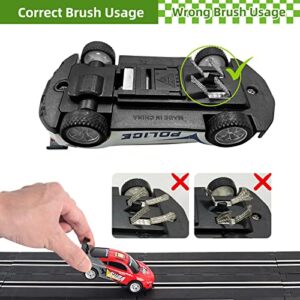 Slot Car Race Track for Boys and Kids Electric Racing Vehicle Playset 1:43 with 4 Cars Headlights 2 Controller Sound and Light Toys Gift for Children