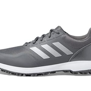 adidas Men's TECH Response SL 3 Golf Shoe, Grey Four/Silver met./Solar Gold, 8