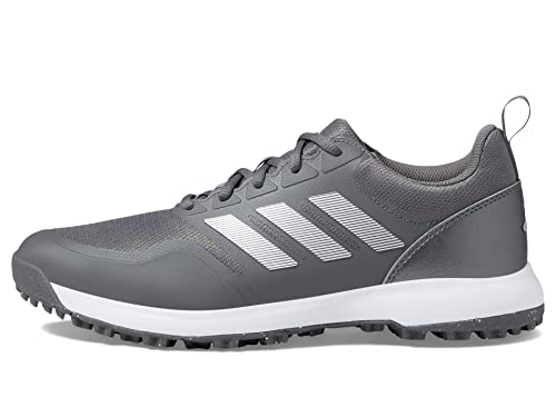 adidas Men's TECH Response SL 3 Golf Shoe, Grey Four/Silver met./Solar Gold, 8