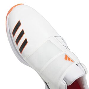adidas Men's ZG23 BOA Golf Shoe, FTWR White/core Black/semi Solar red, 9.5 Wide