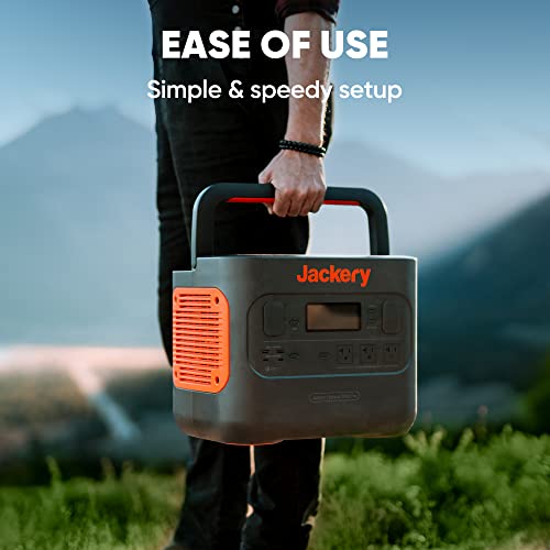 Jackery Solar Generator 2000 PRO 2160Wh Capacity with 2X SolarSaga 200W, 3 x 2200W AC Outlets, Fast Charging, Ideal for Home Backup, Emergency, RV Outdoor Off-Grid Camping