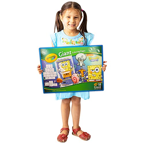 Giant Spongebob Squarepants Coloring Book Bundle ~ Spongebob Giant Coloring Book Plus Activity Book, Stickers | Spongebob Squarepants Party Supplies