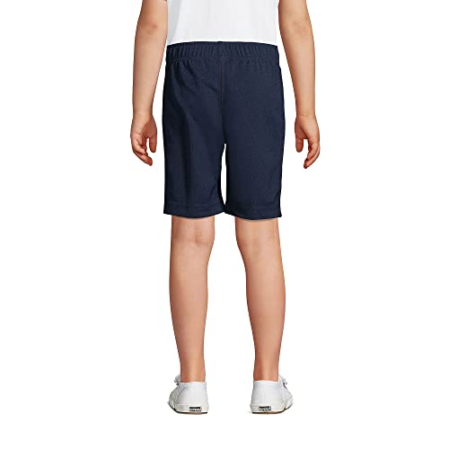 Lands' End Uniform Boys Mesh Short Classic Navy Kids Medium