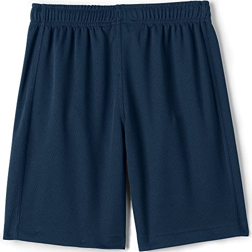 Lands' End Uniform Boys Mesh Short Classic Navy Kids Medium