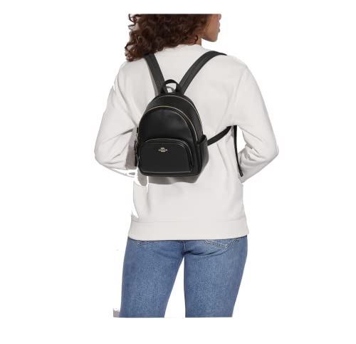 Coach Mini Court Backpack (IM/Black)