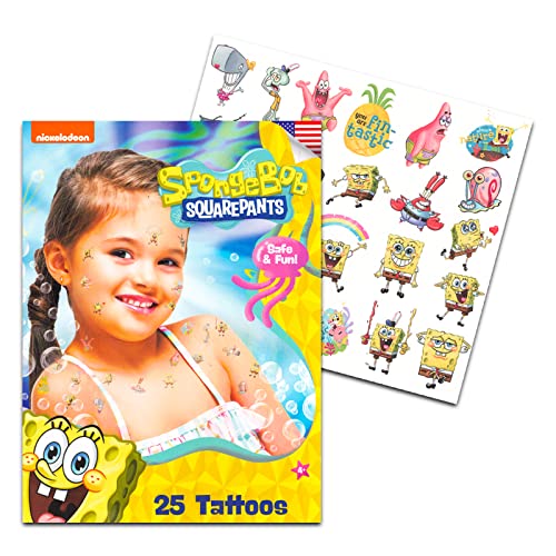 Spongebob Squarepants Jigsaw Puzzle Set - 3 Pack Spongebob Puzzle Bundle (48pc Each) with Stickers and More for Kids Adults (Spongebob Squarepants Party Favors)